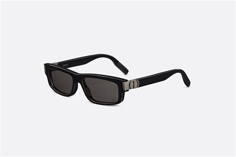 dior id2 sunglasses|DiorOblique S2I Transparent Black Rectangular Sunglasses .